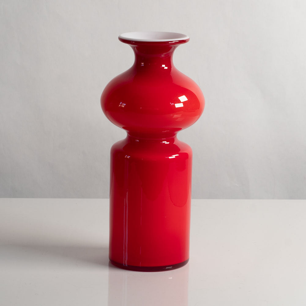 Per Lutken for Holmegaard, Denmark, "Carnaby" segmented vase M4186