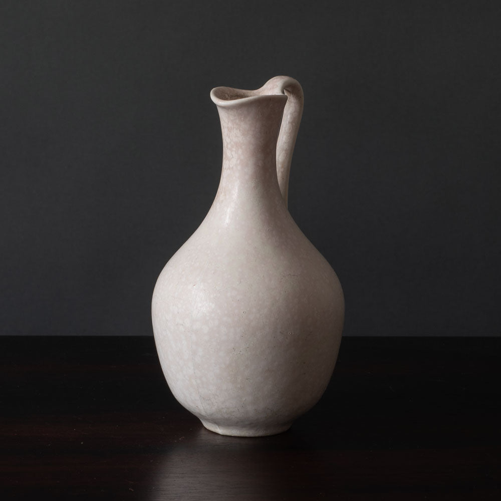 Gunnar Nylund for Rörstrand, stoneware pitcher with white glaze J1712
