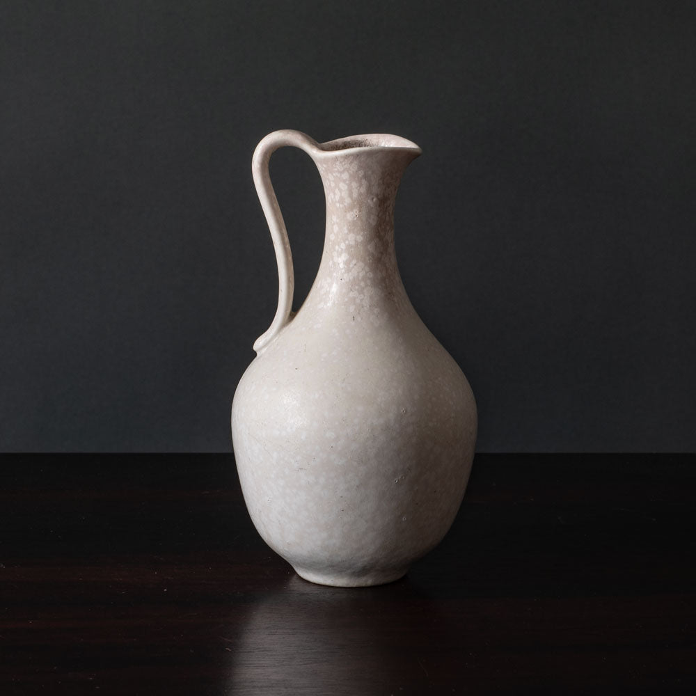 Gunnar Nylund for Rörstrand, stoneware pitcher with white glaze J1712