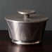 Oscar Antonsson for Athena Ystad, Sweden, pewter lidded jar with horse to lid L3098