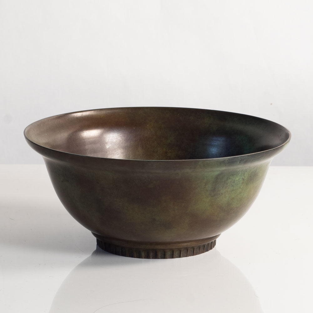 Just Andersen for GAB, Sweden, bronze bowl, 1930s M4225