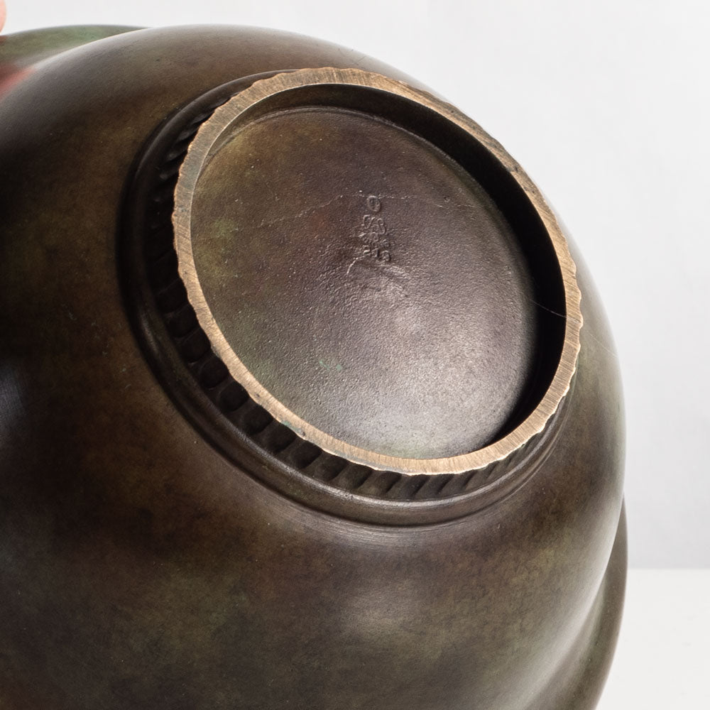 Just Andersen for GAB, Sweden, bronze bowl, 1930s M4225