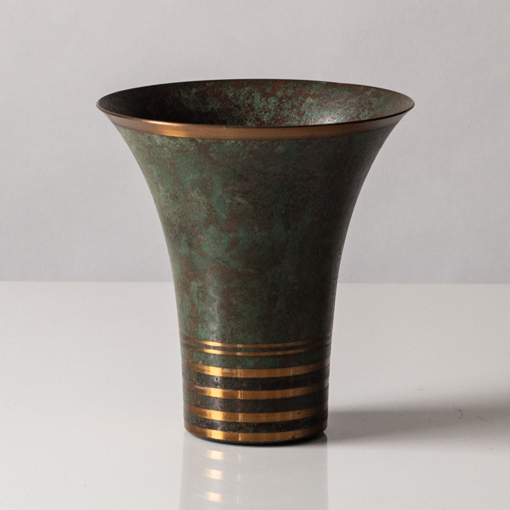 Carl Sorensen, US, patinated bronze vase L3128
