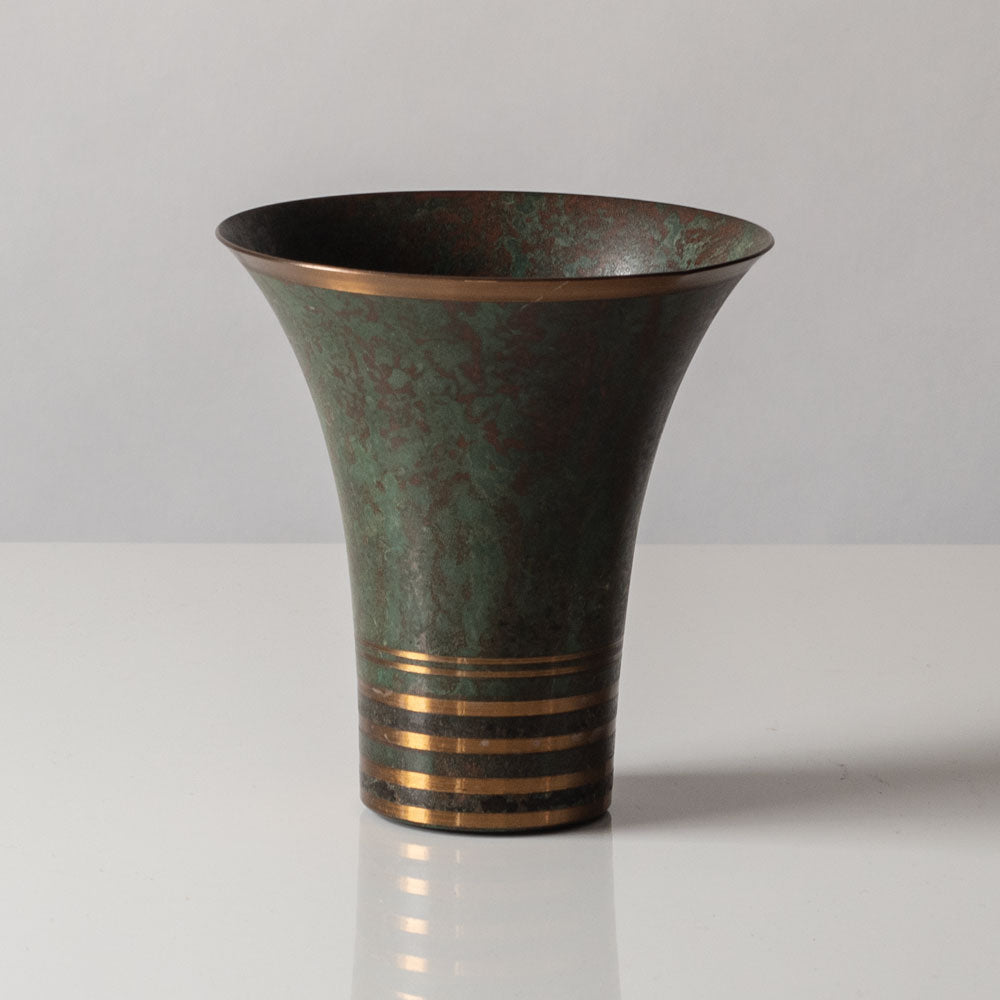 Carl Sorensen, US, patinated bronze vase L3128