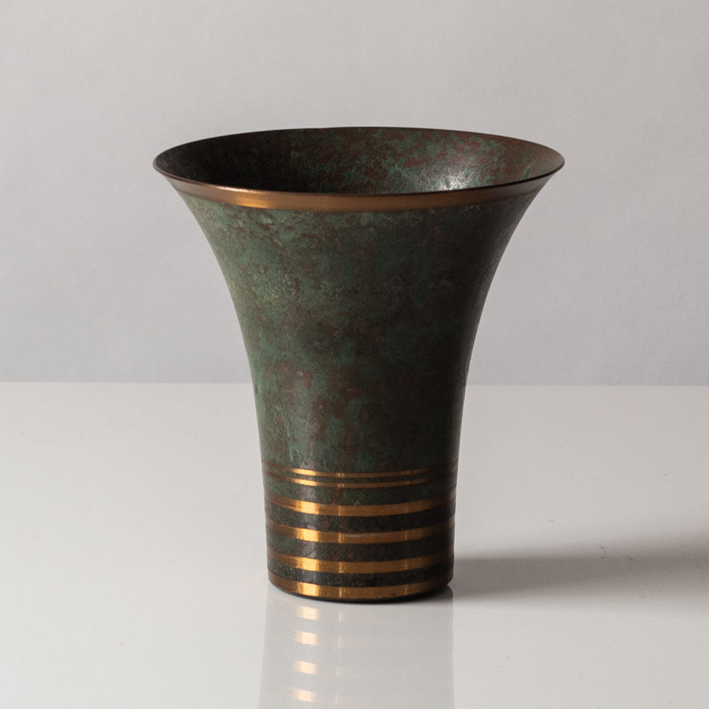 Carl Sorensen, US, patinated bronze vase L3128