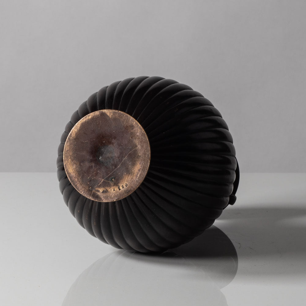 Just Andersen, Denmark, bronze handled vase L3168