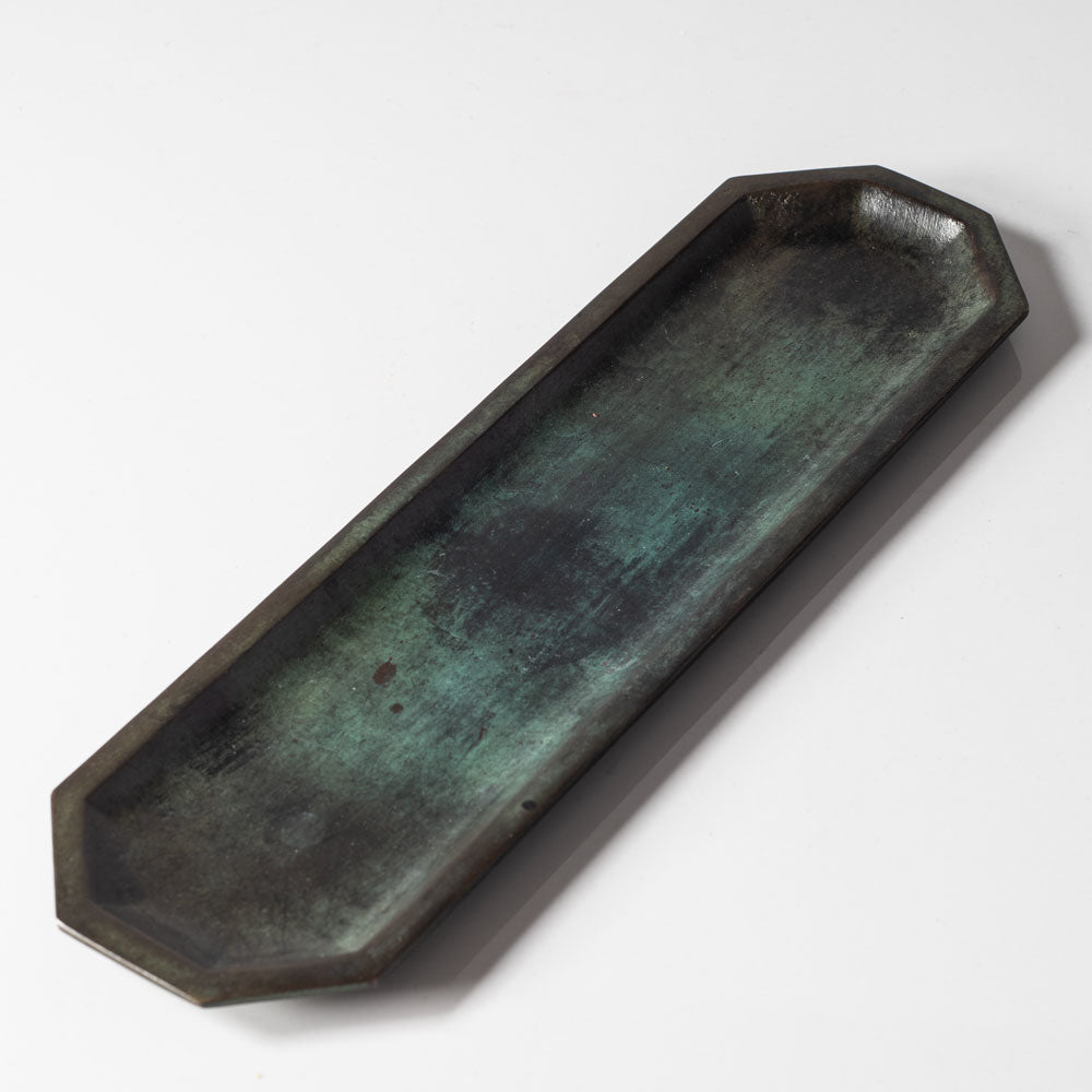 GAB, Sweden, long bronze rectangular dish L3064