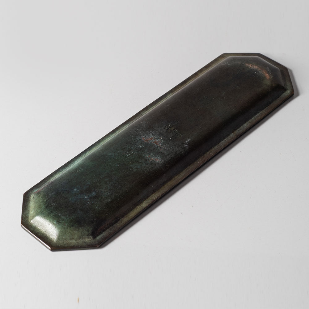 GAB, Sweden, long bronze rectangular dish L3064