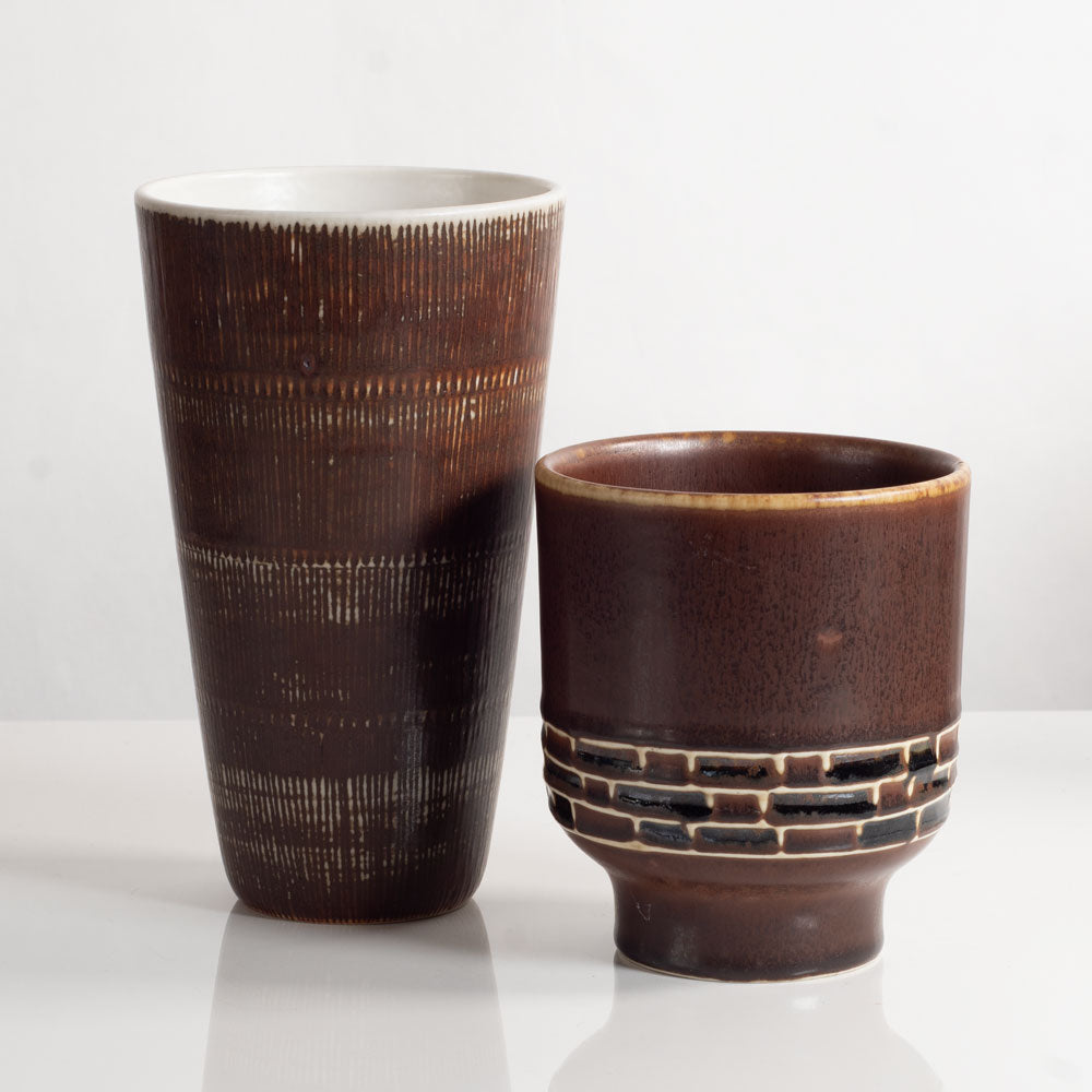 Two vases by Hertha Bengtsson for Rörstrand, Sweden