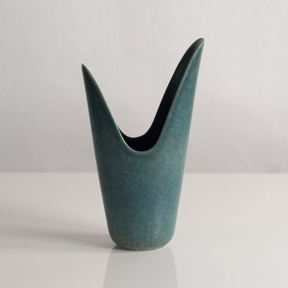 Gunnar Nylund for Rörstrand, Sweden , ceramic vase with blue-green glaze M4221