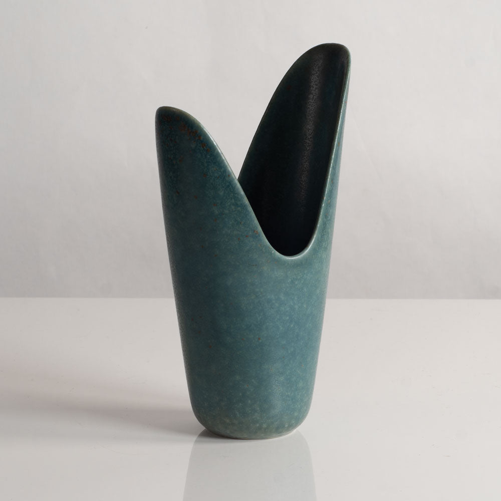 Gunnar Nylund for Rörstrand, Sweden , ceramic vase with blue-green glaze M4221