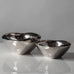 Two sterling silver bowls by Åke Strömdahl, Strömdahl Aktiebolag, Sweden