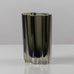 Tapio Wirkkala for Iittala, Finland, gray frosted glass vase L3148