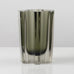 Tapio Wirkkala for Iittala, Finland, large gray frosted glass vase L3146