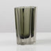 Tapio Wirkkala for Iittala, Finland, large gray frosted glass vase L3146