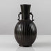 Just Andersen for GAB, Sweden, ribbed bronze handled vase L3081