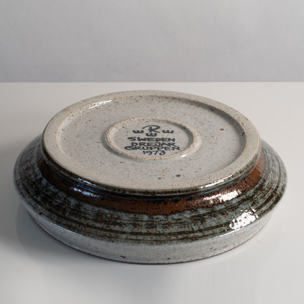 Rörstrand Drejar Gruppen large bowl with abstract illustration M4172