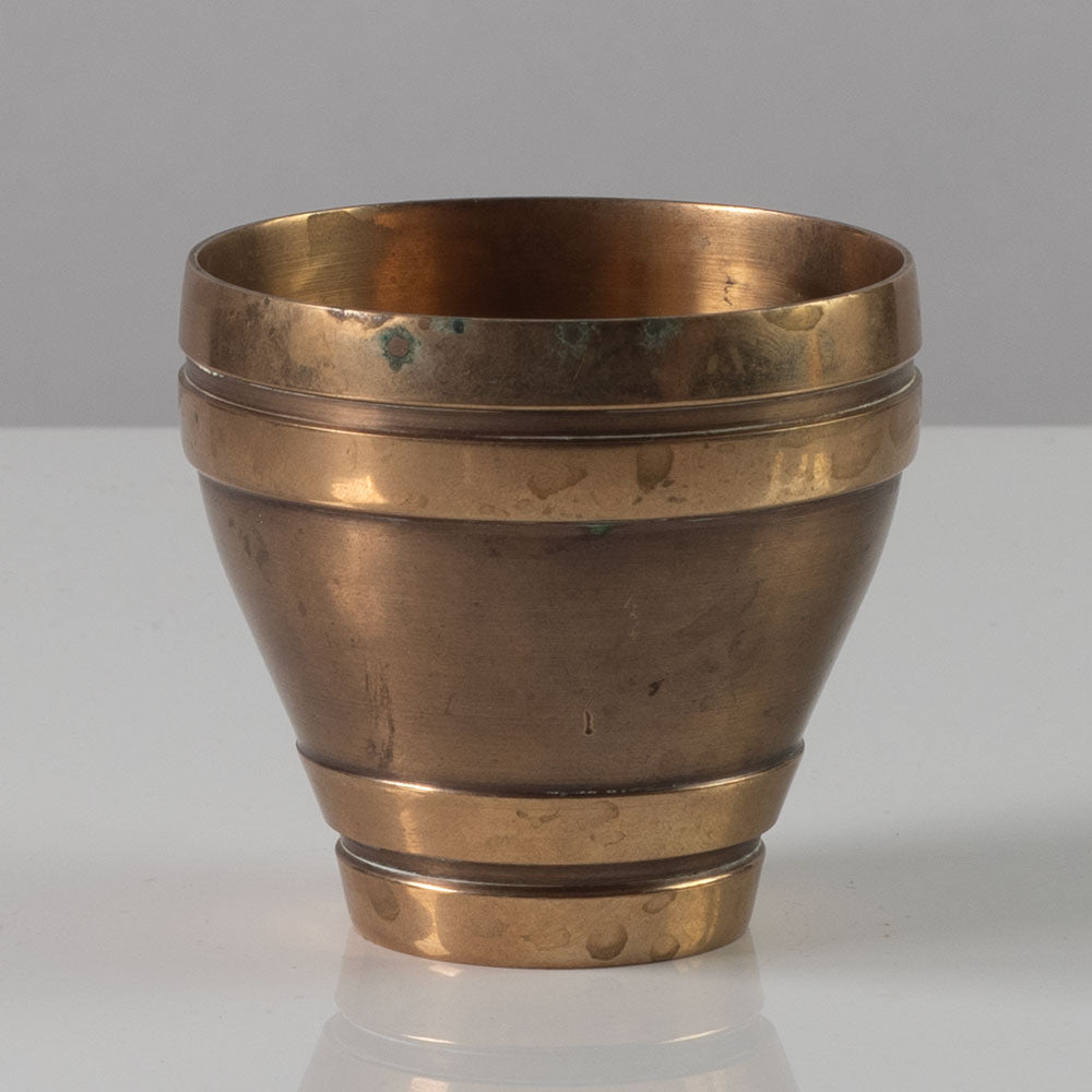 CAWA, Denmark, bronze fluted cup L3162