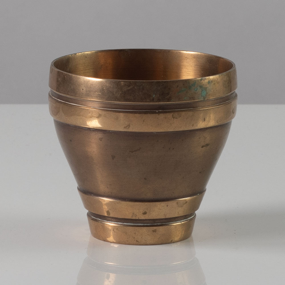 CAWA, Denmark, bronze fluted cup L3162