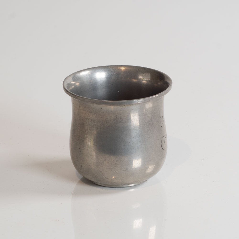 GAB Tenn, Sweden, pewter cup L3614