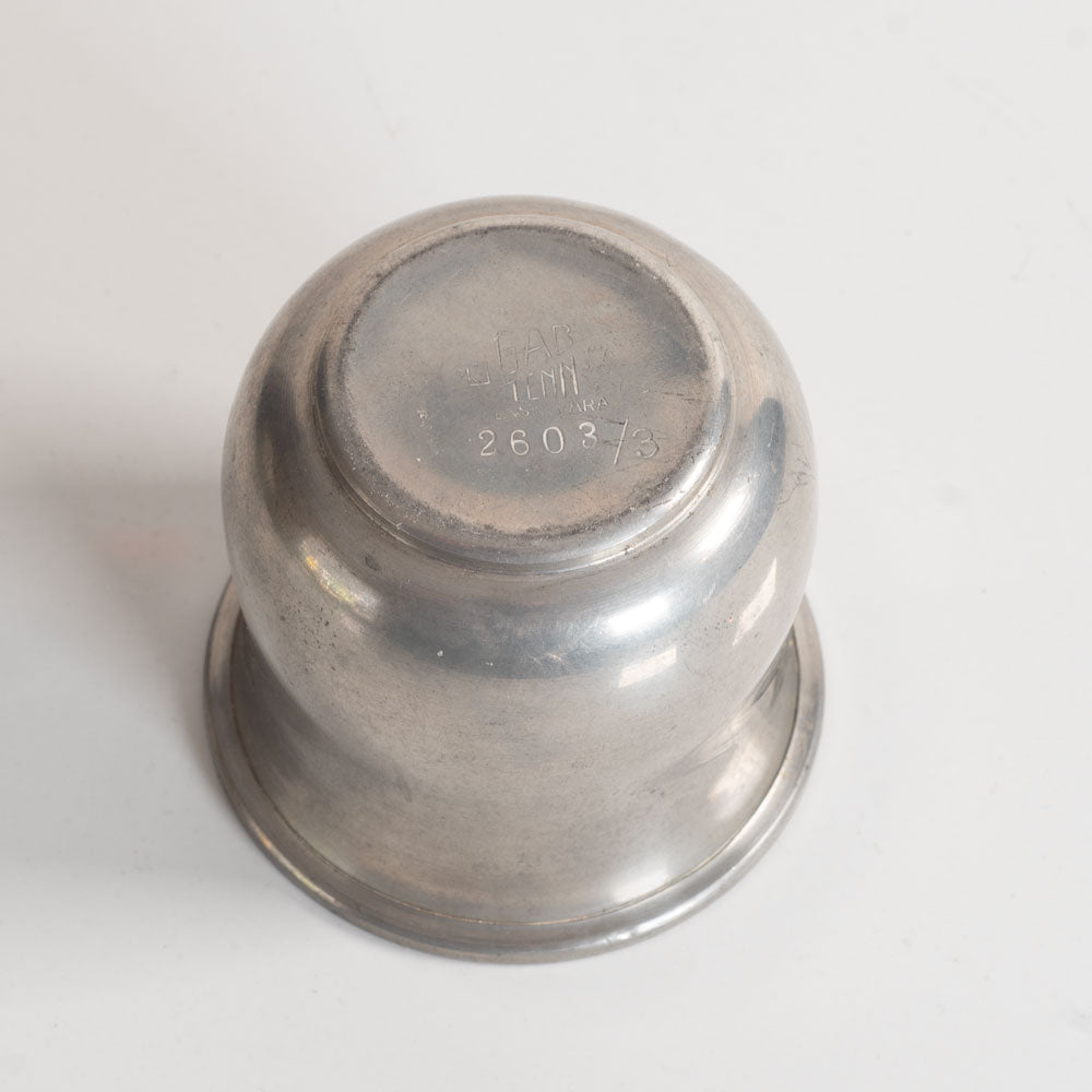 GAB Tenn, Sweden, pewter cup L3614