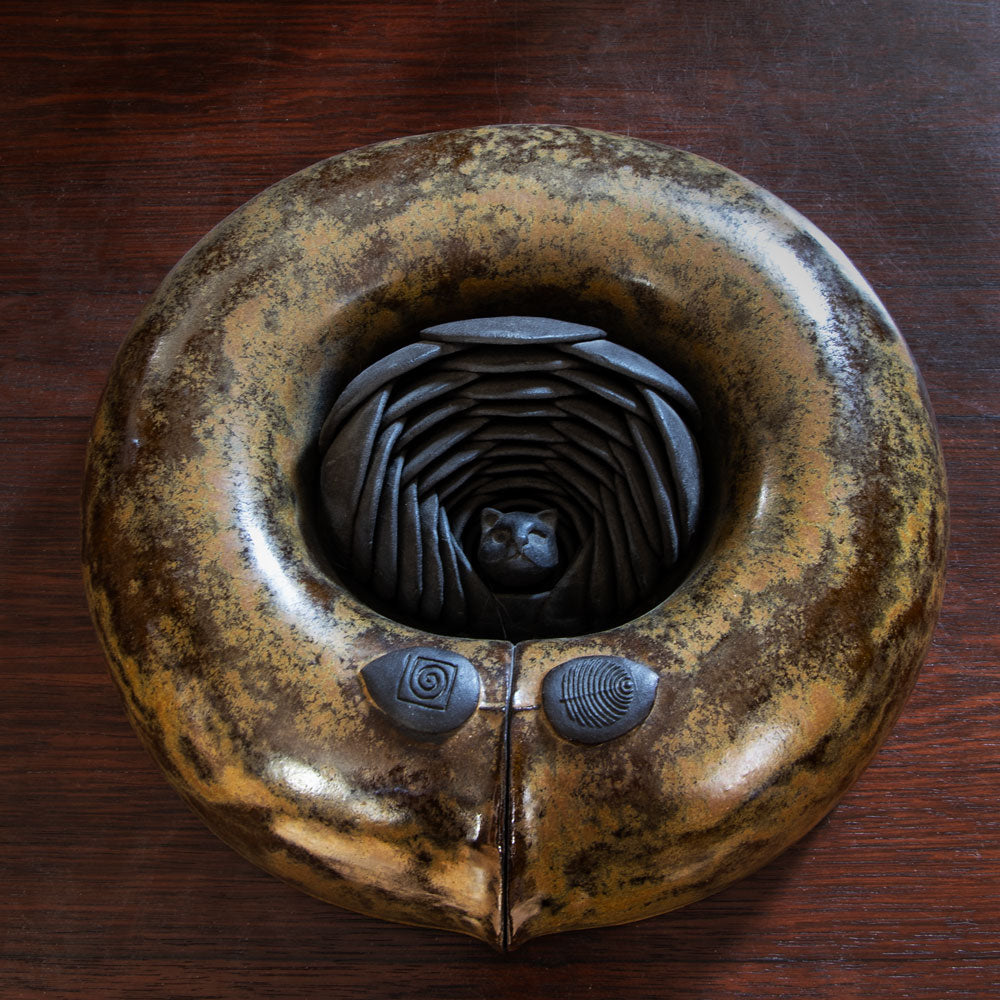 Rolf Overberg, Germany, ceramic large wall hanging relief K2820