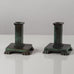 Just Andersen for GAB, Sweden, pair of bronze candlesticks K2845