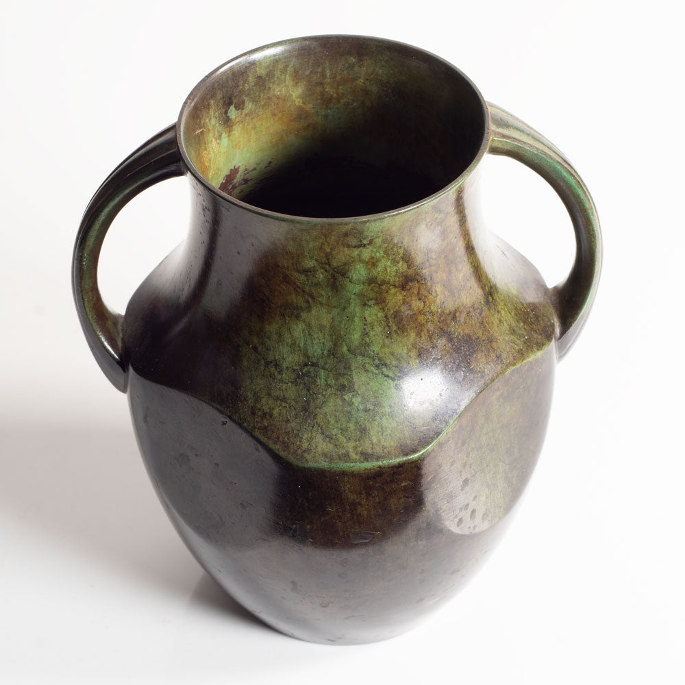 Just Andersen for GAB, Denmark, bronze handled vase M4217