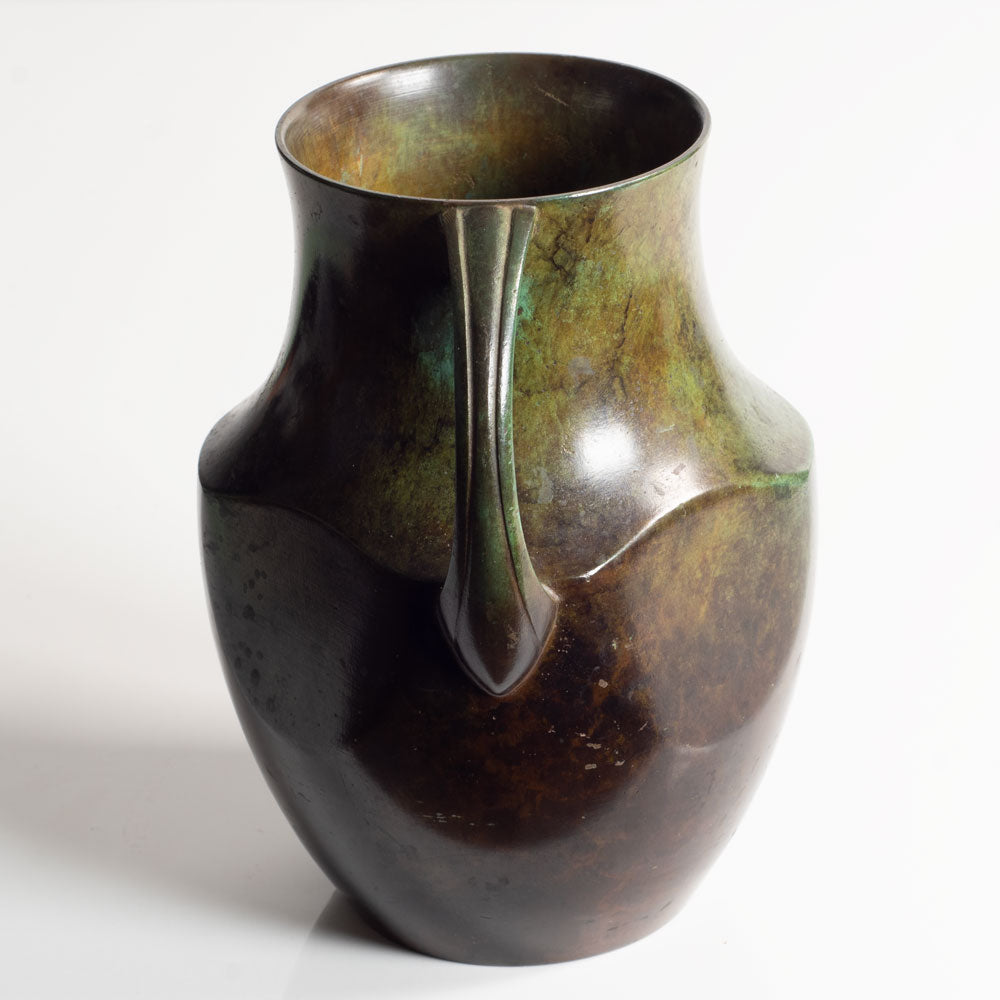 Just Andersen for GAB, Denmark, bronze handled vase M4217