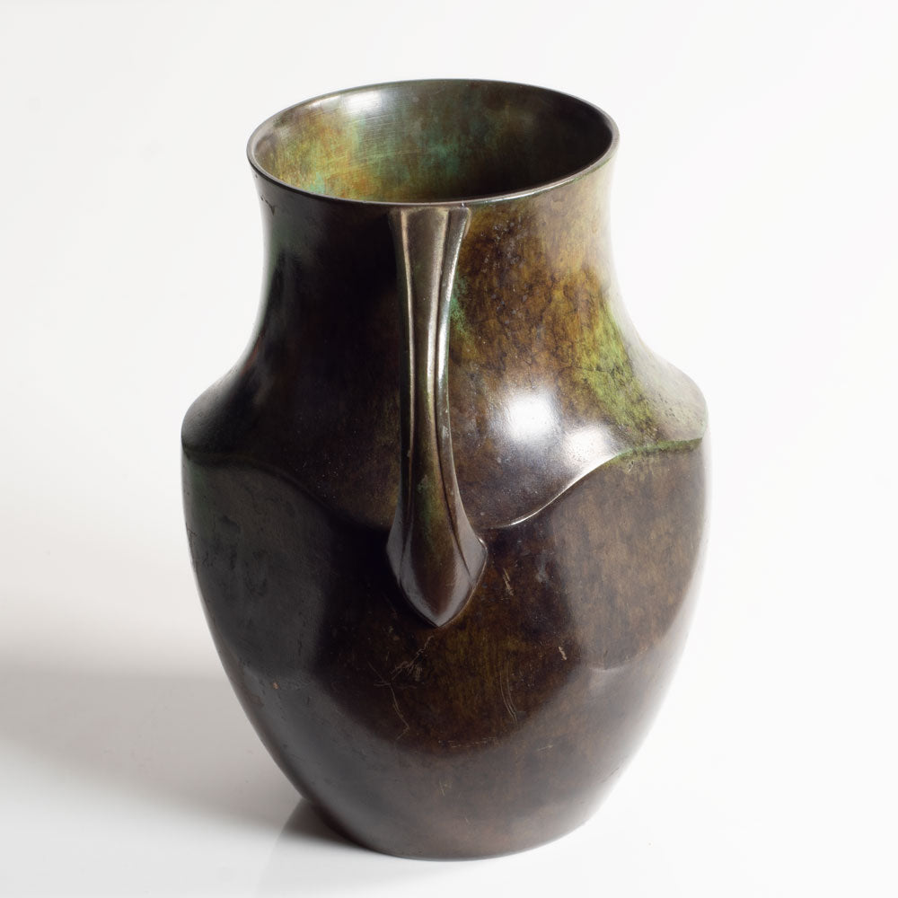 Just Andersen for GAB, Denmark, bronze handled vase M4217