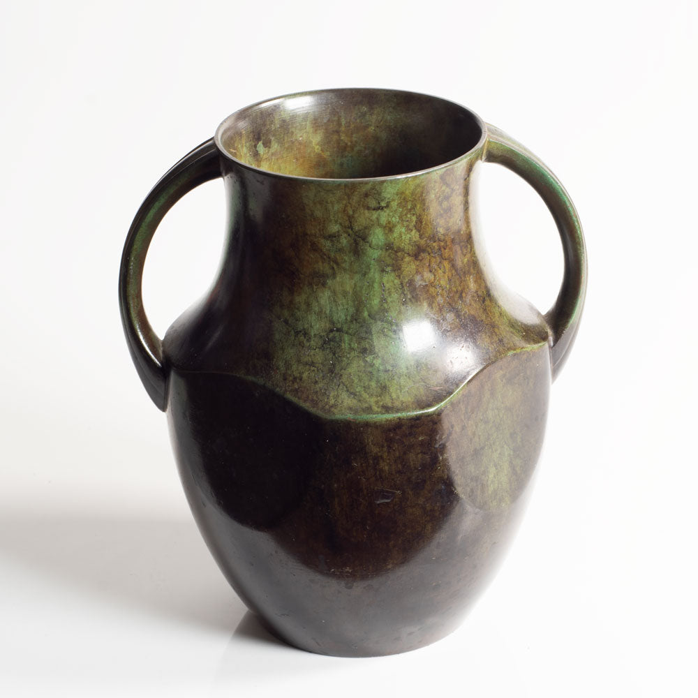 Just Andersen for GAB, Denmark, bronze handled vase M4217