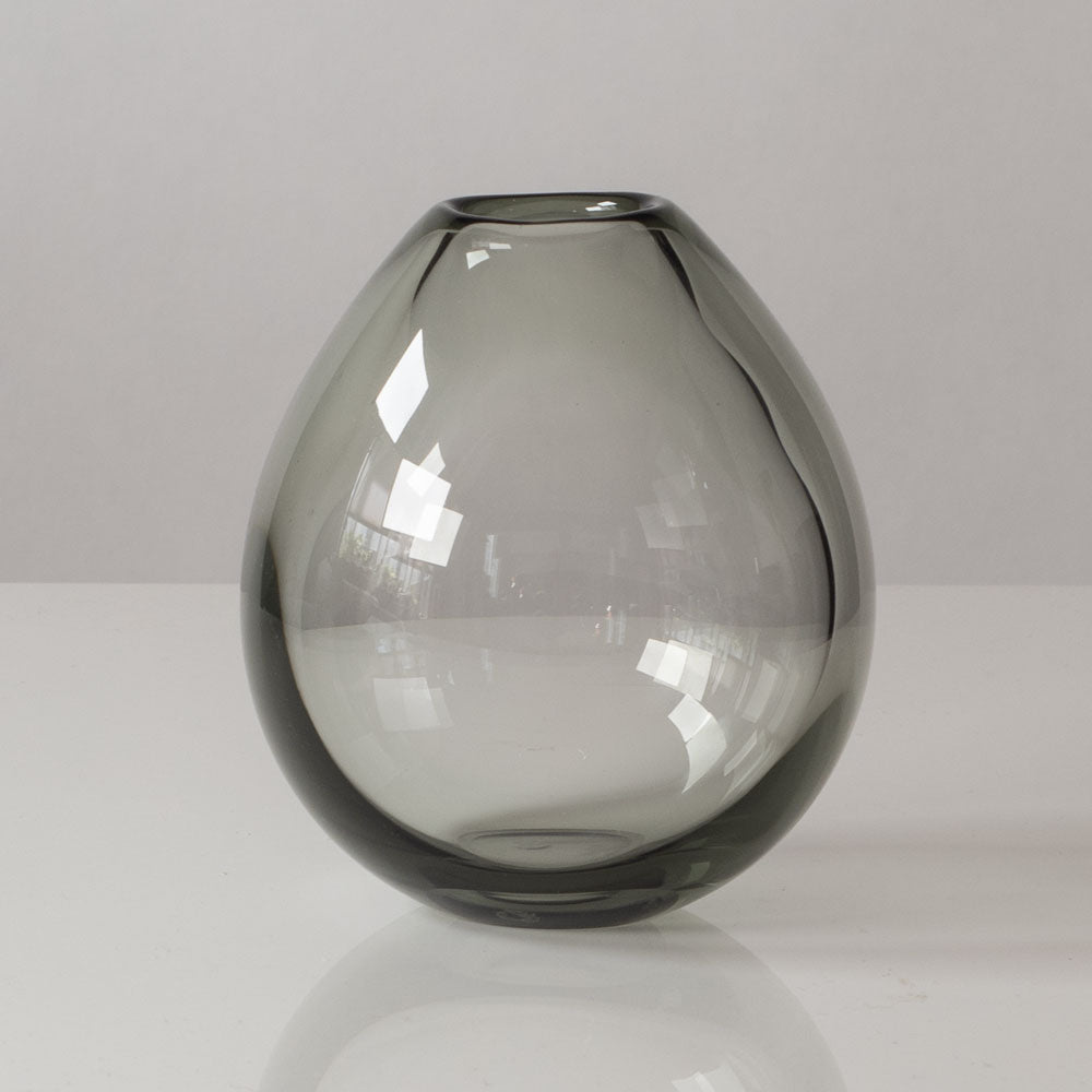 Per Lutken for Holmegaard, Denmark, soap bubble vase in gray L3151