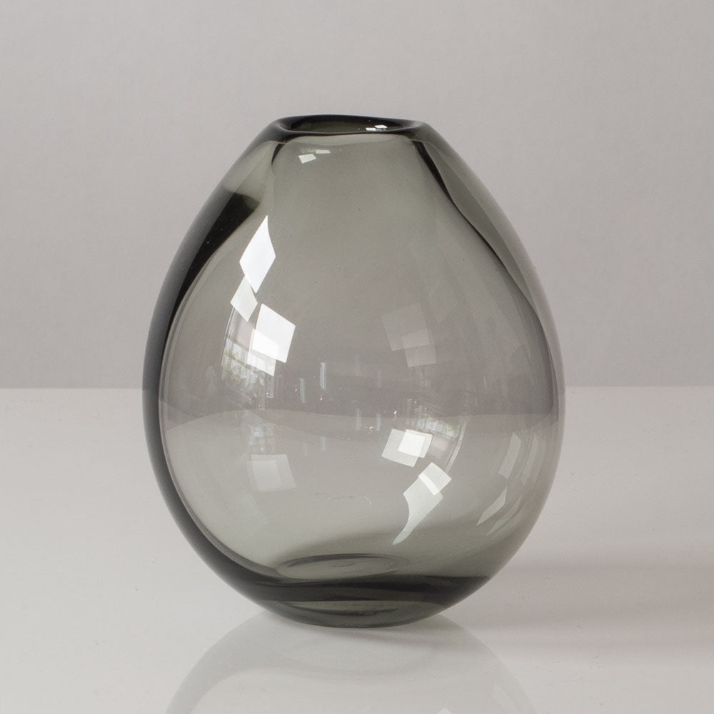 Per Lutken for Holmegaard, Denmark, soap bubble vase in gray L3151
