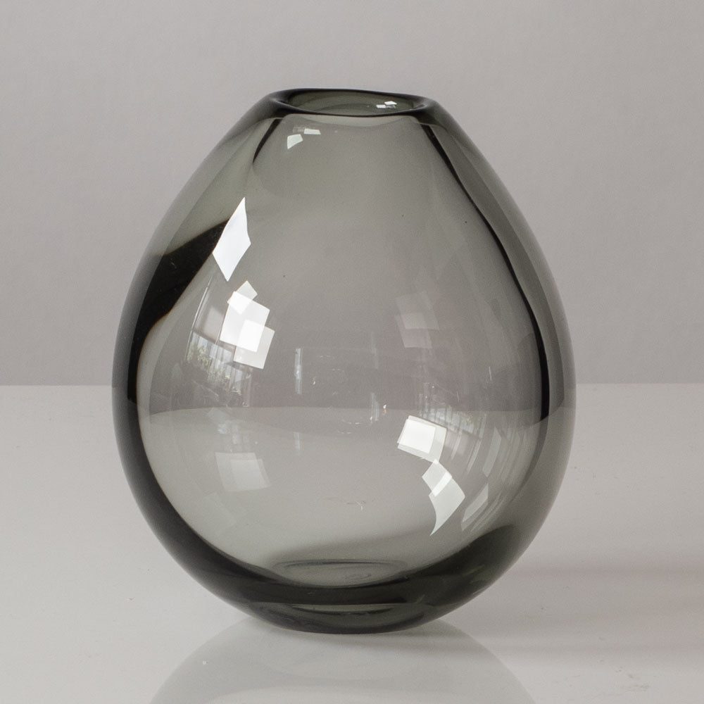 Per Lutken for Holmegaard, Denmark, soap bubble vase in gray L3151