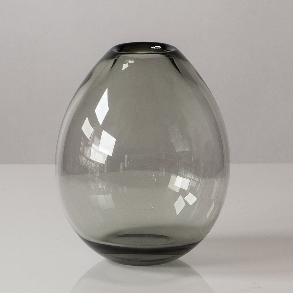 Per Lutken for Holmegaard, Denmark, soap bubble vase in gray L3151