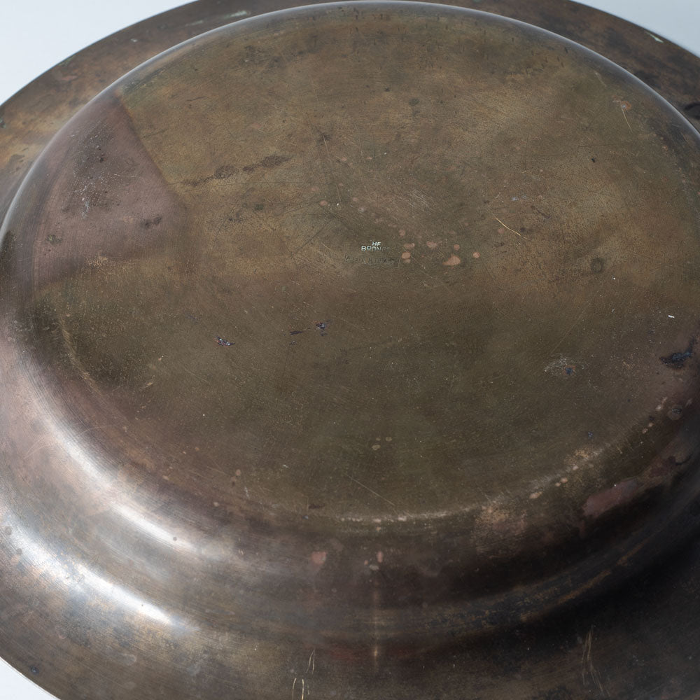 Holger Fridericias, HF Ildfast, Denmark, bronze dish K2387