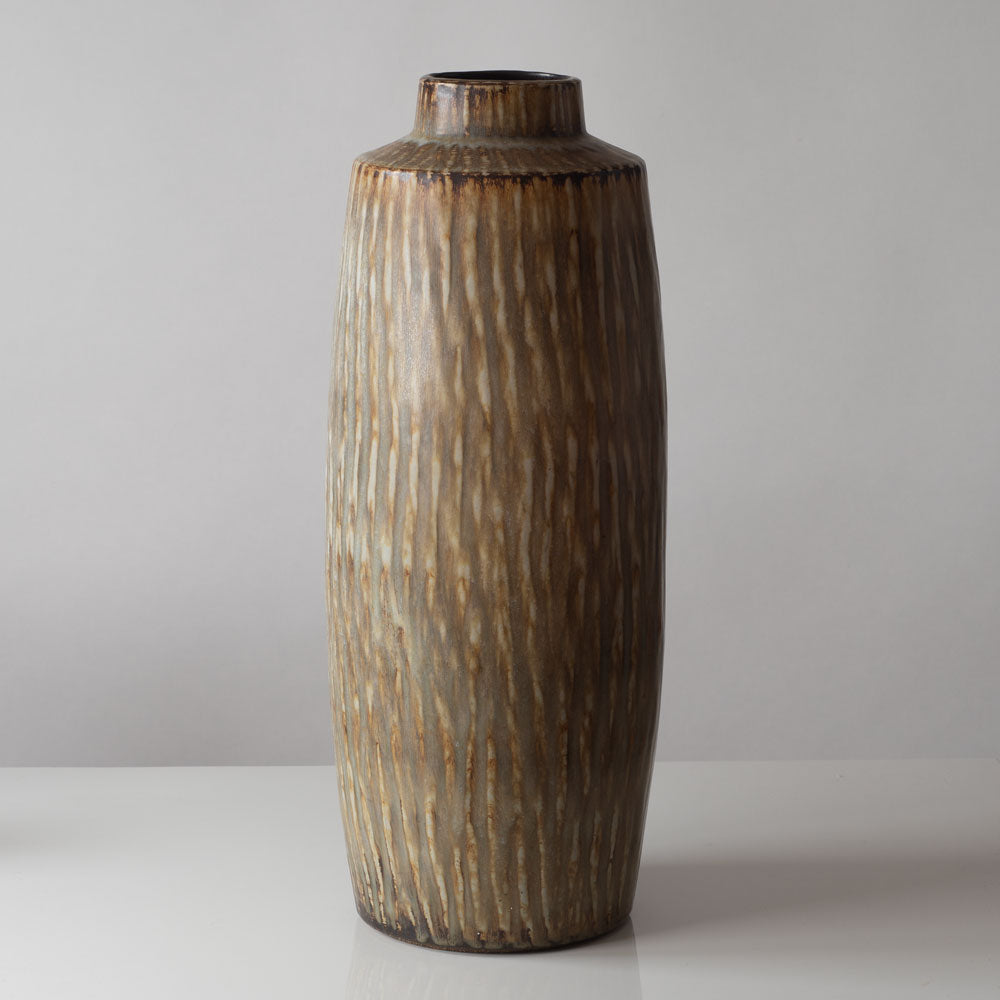 Gunnar Nylund for Rörstrand, monumental stoneware vase K2839