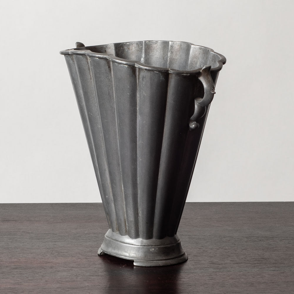 Just Andersen, Denmark, handled vase in pewter K2515