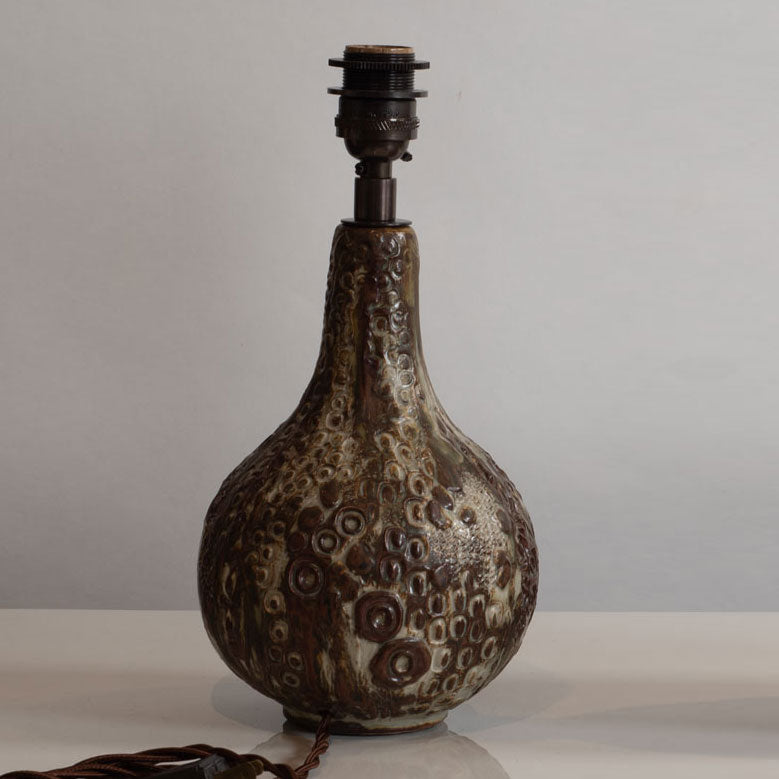 Jorgen Mogensen, Denmark, stoneware lamp with Sung glaze M4280