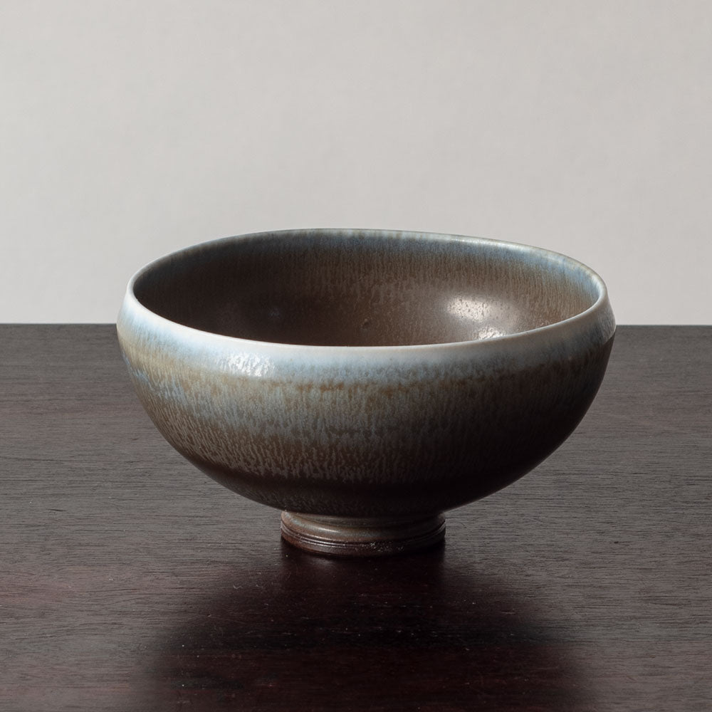 Group of bowls with blue glaze Berndt Friberg for Gustavsberg, Sweden