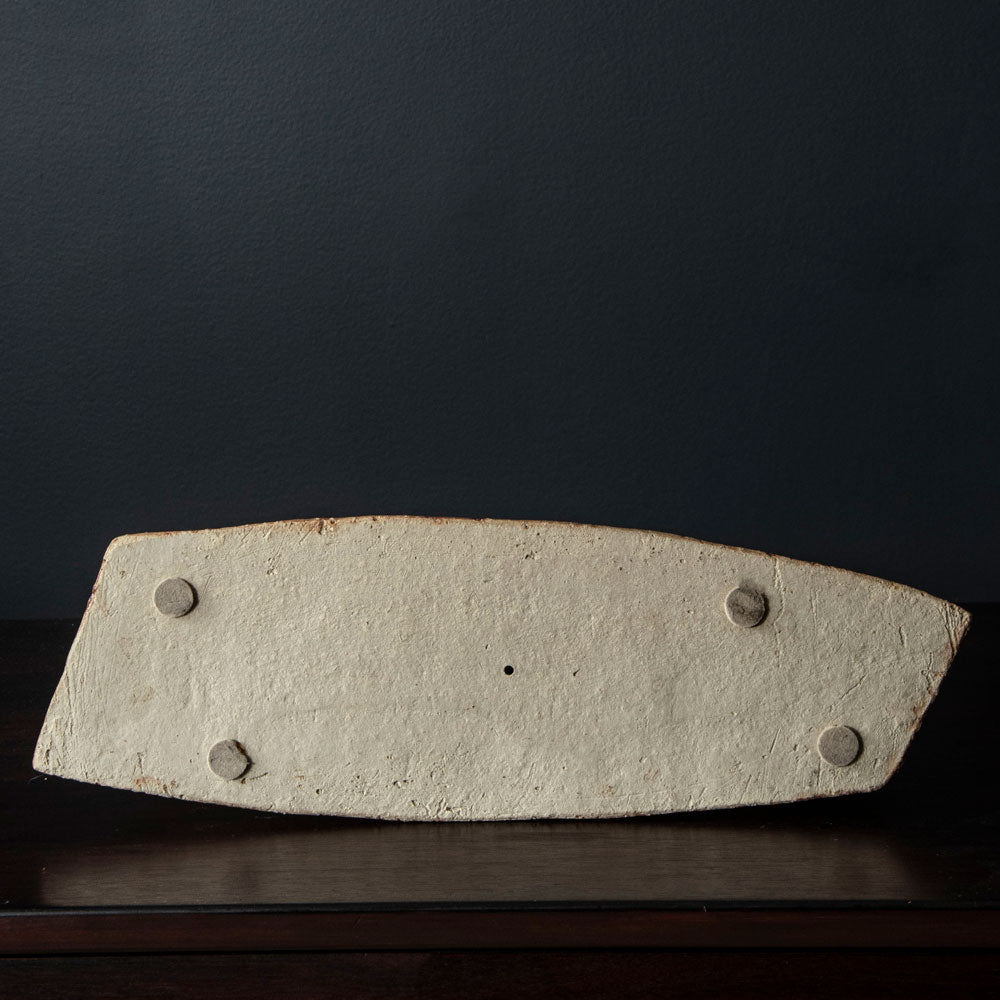 Johnny Rolf, the Netherlands, unique stoneware landscape sculpture H1316