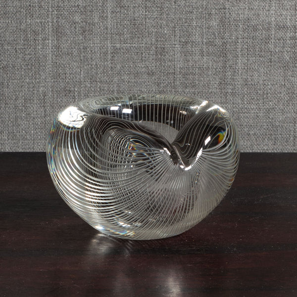 K様　【超レア】Tapio wirkkala INNOLUX Tiima Tapio Wirkkala for Iittala, Finland, engraved bowl in clear glass