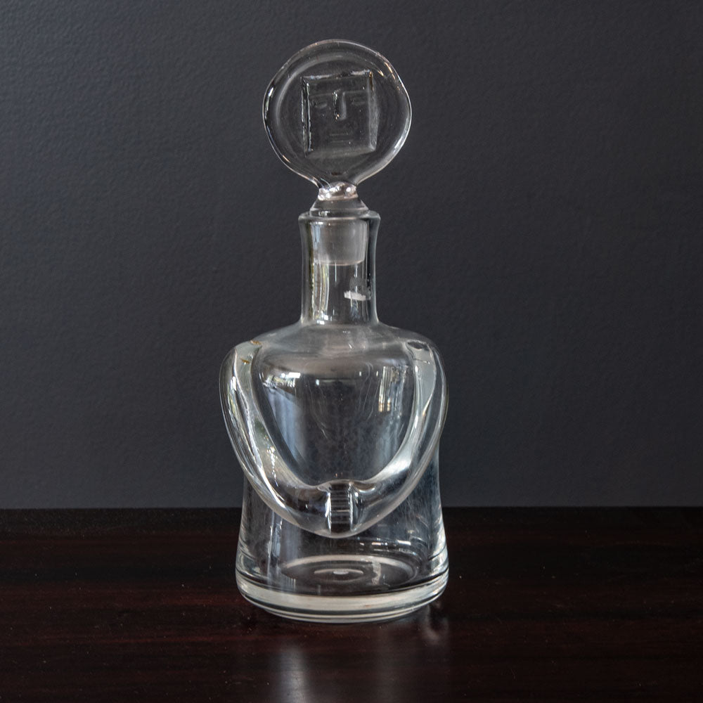 Erik Hoglund for Boda Åfors large decanter in clear glass J1366