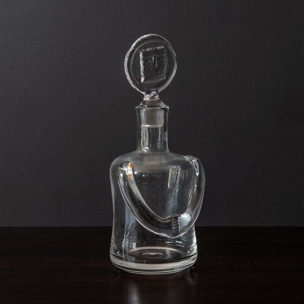 Erik Hoglund for Boda Åfors large decanter in clear glass J1366