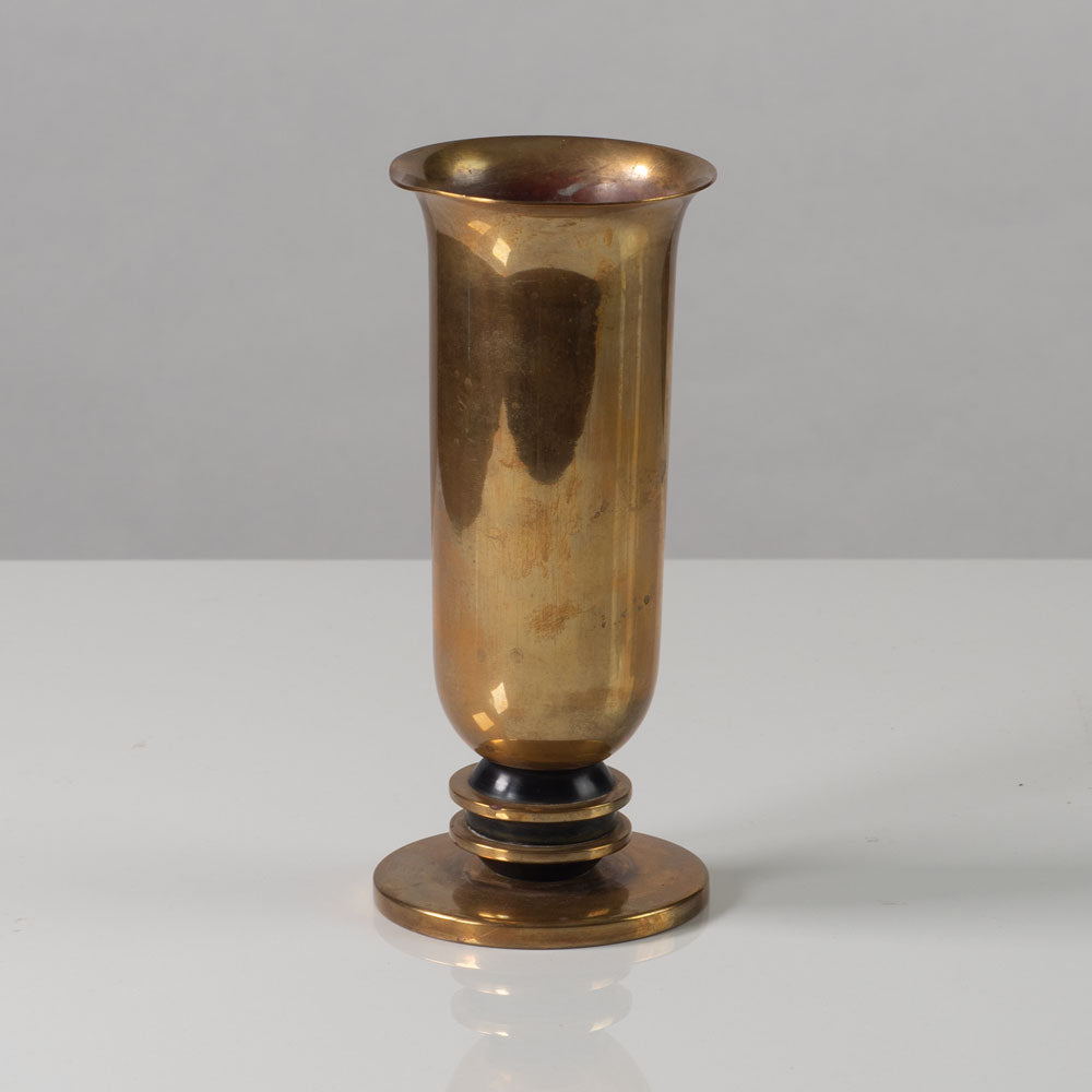 OHLA-SAK, Sweden, art deco bronze vase L3123
