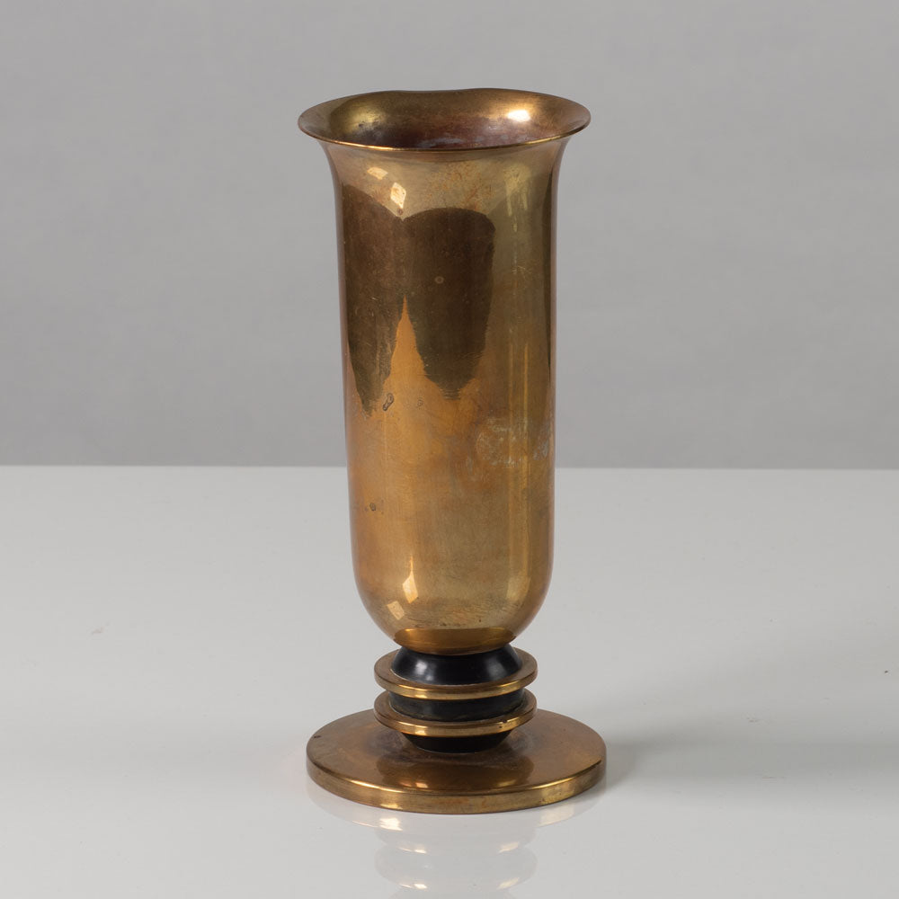 OHLA-SAK, Sweden, art deco bronze vase L3123