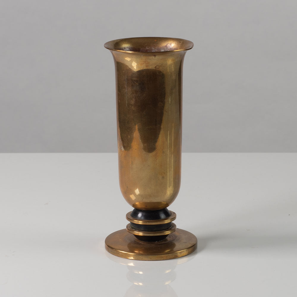 OHLA-SAK, Sweden, art deco bronze vase L3123