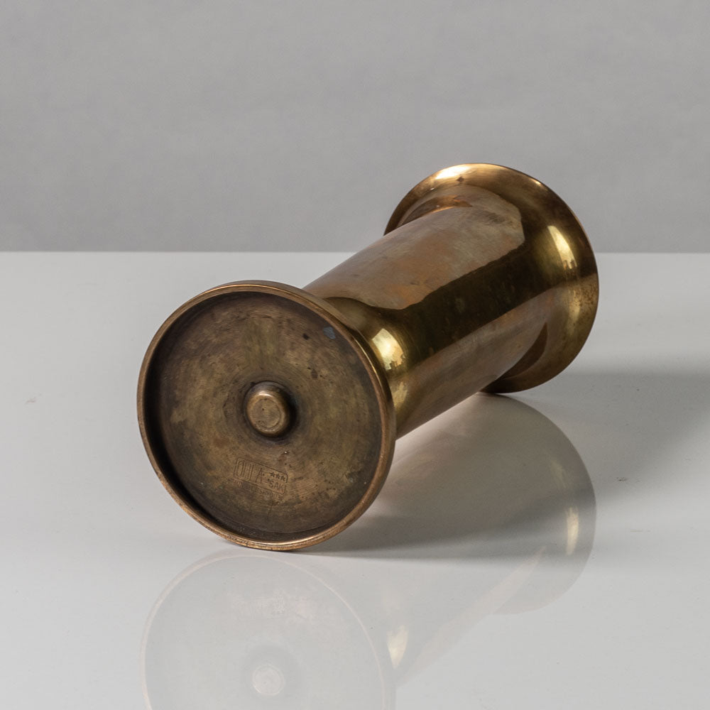 OHLA-SAK, Sweden, art deco bronze vase L3123