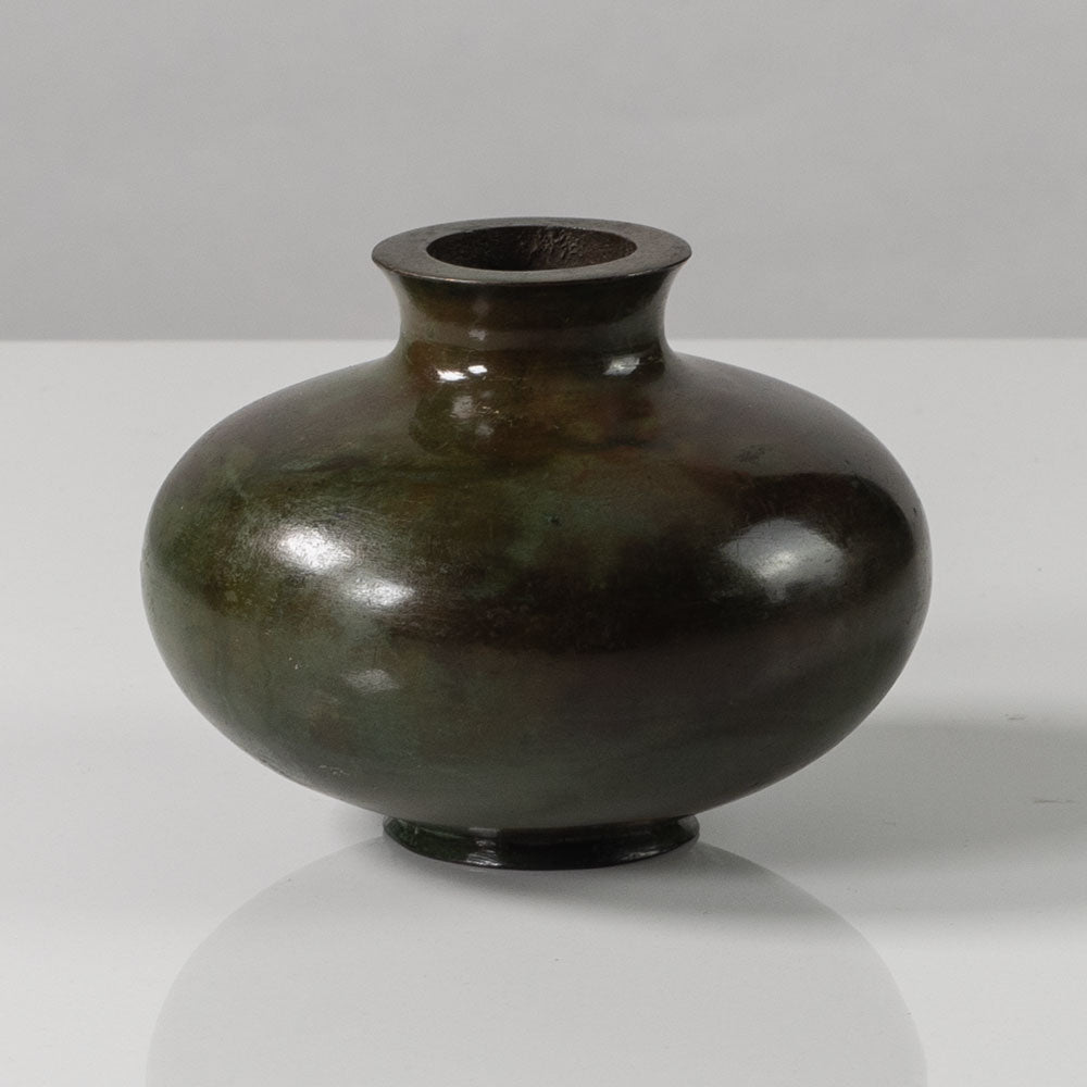Sune Backstroms, Sweden, small bronze vase  L3229