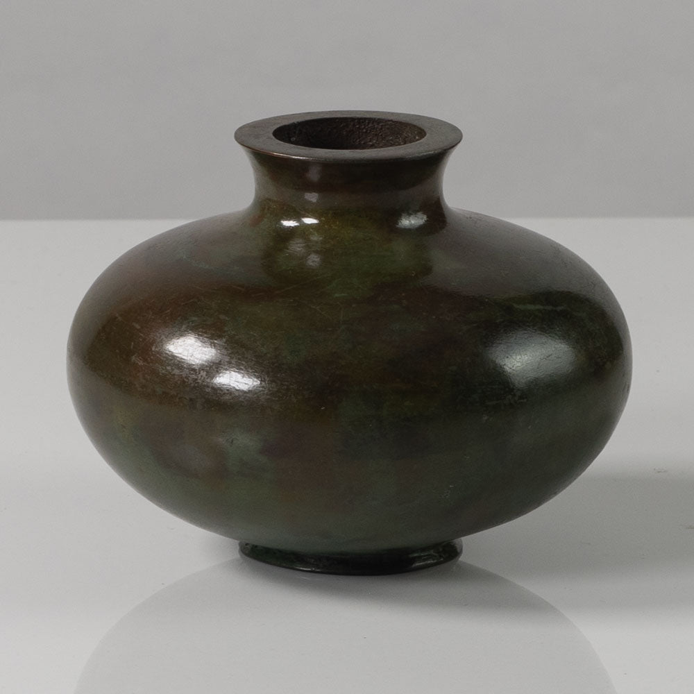 Sune Backstroms, Sweden, small bronze vase  L3229